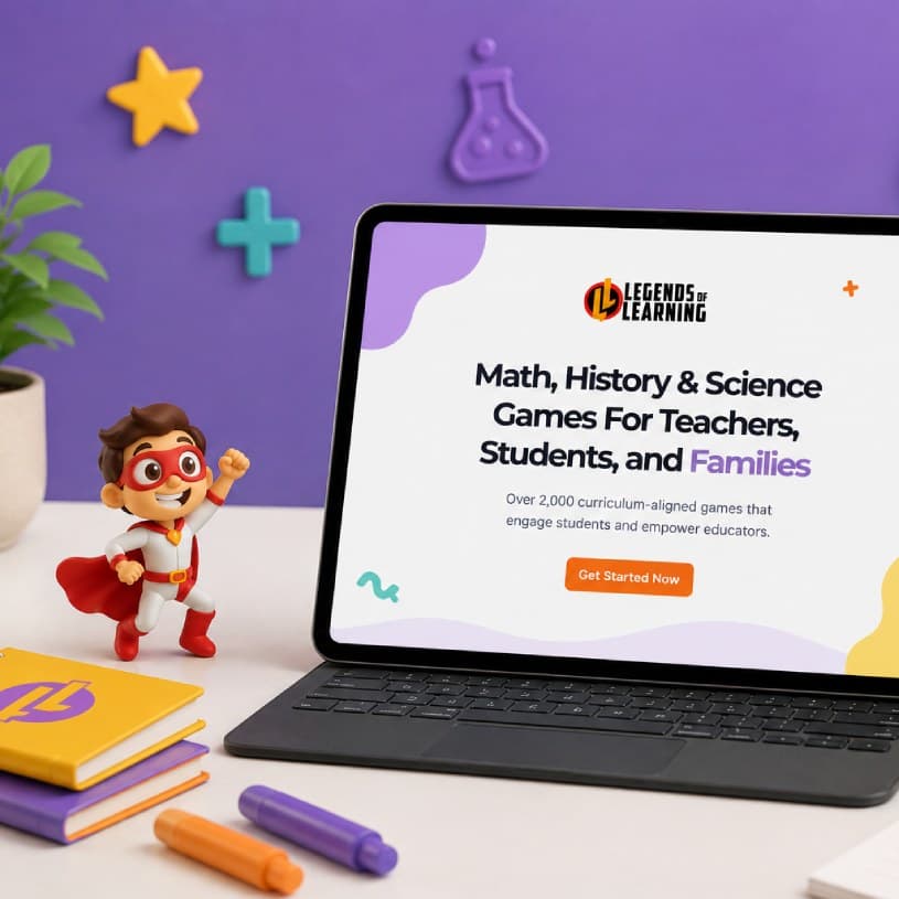 Legend of Learning platform visual