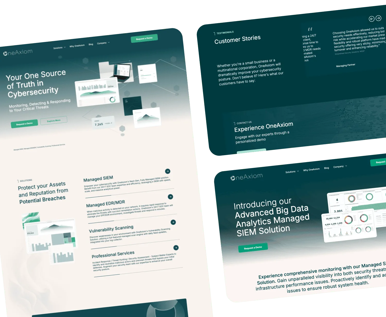 Cybersecurity solutions company website